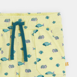 شورت جيرسيه منسوج باللون...